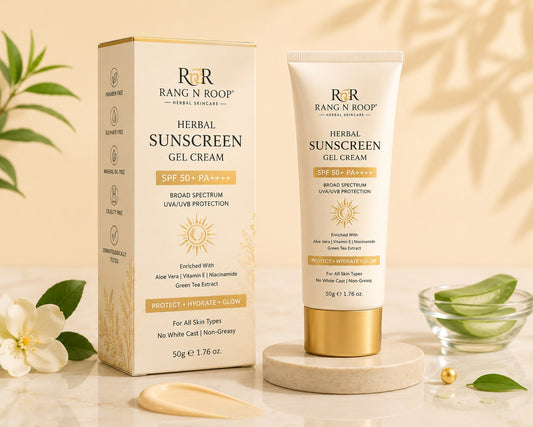 Herbal Sunscreen Gel Cream SPF 50+ PA++++