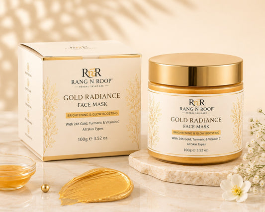 Gold Radiance Face Mask – Brightening & Glow Boosting